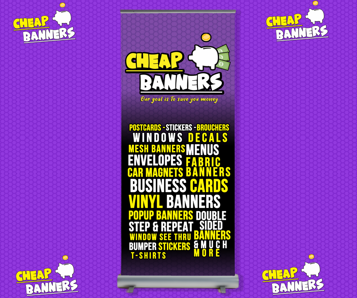 Retractable Banner With Base