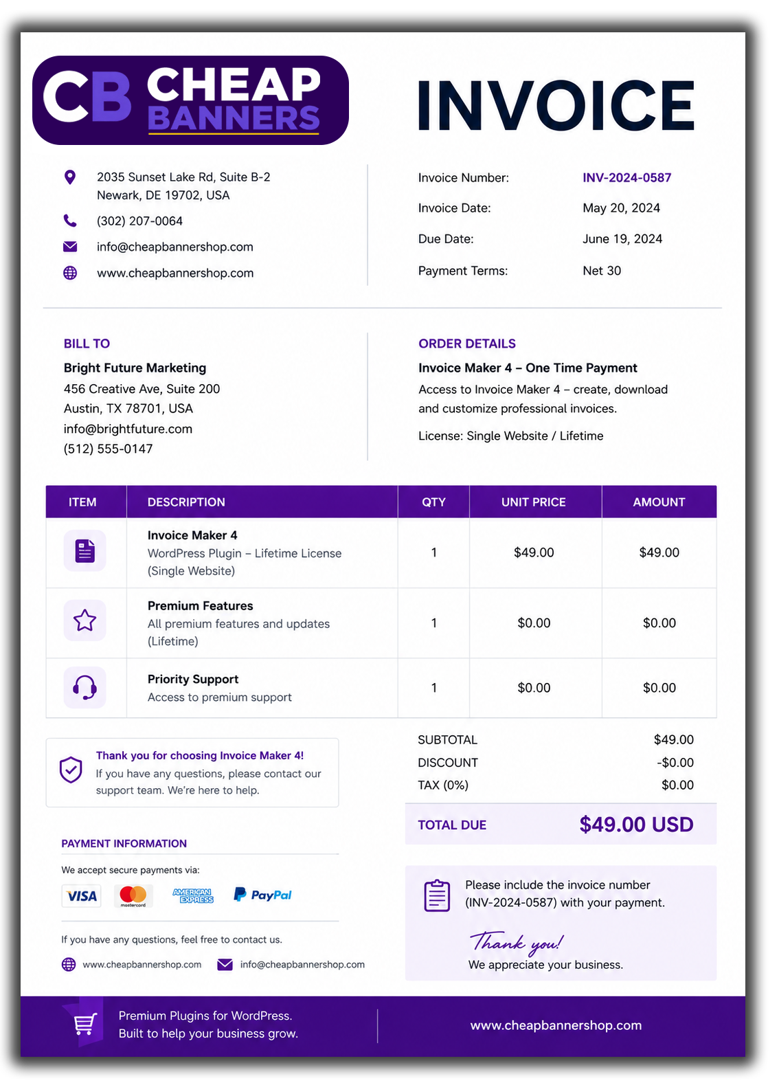 Invoice Template