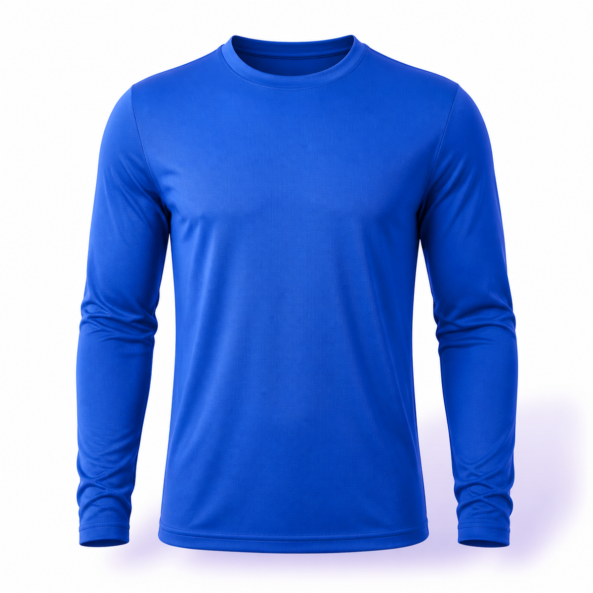 Polyester Dri-Fit Long Sleeve Crew Neck